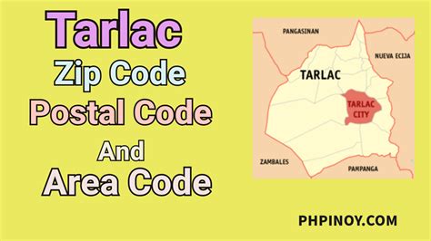 zip code of paniqui tarlac